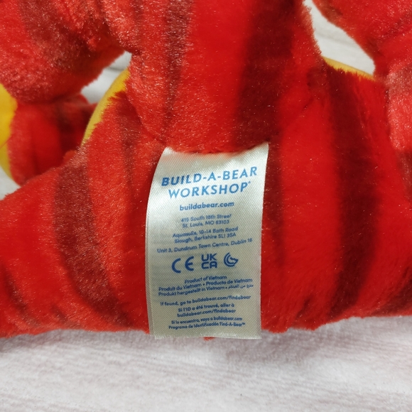 Build A Bear Workshop Red Dinosaur TREX Velociraptor Raptor Plush Stuffed - Picture 5 of 6